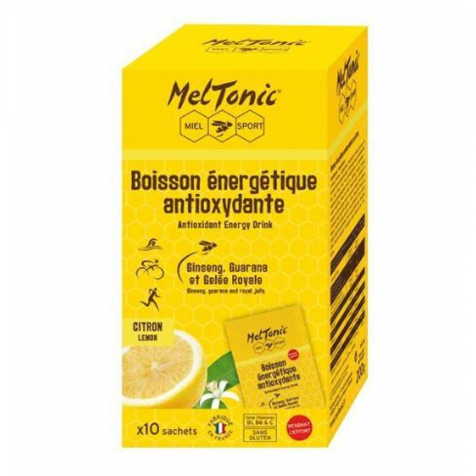 10 pacchetti di bevanda energetica antiossidante Meltonic - Citron