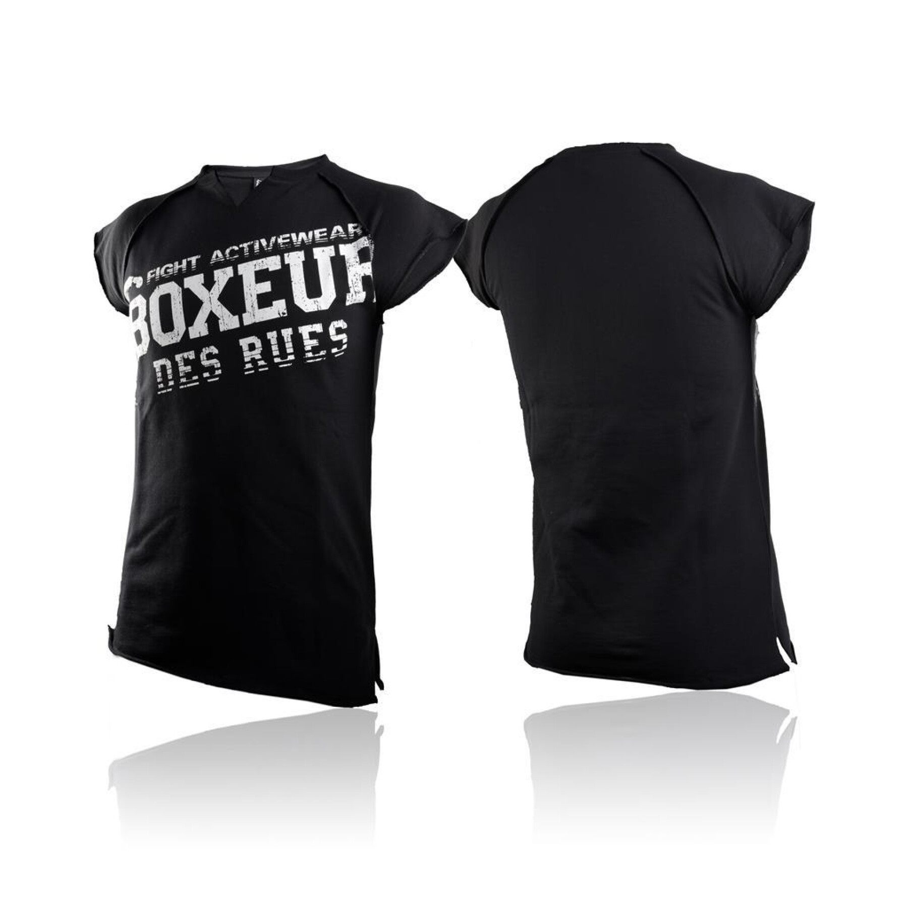 Maglietta stampata Boxeur des rues Raw