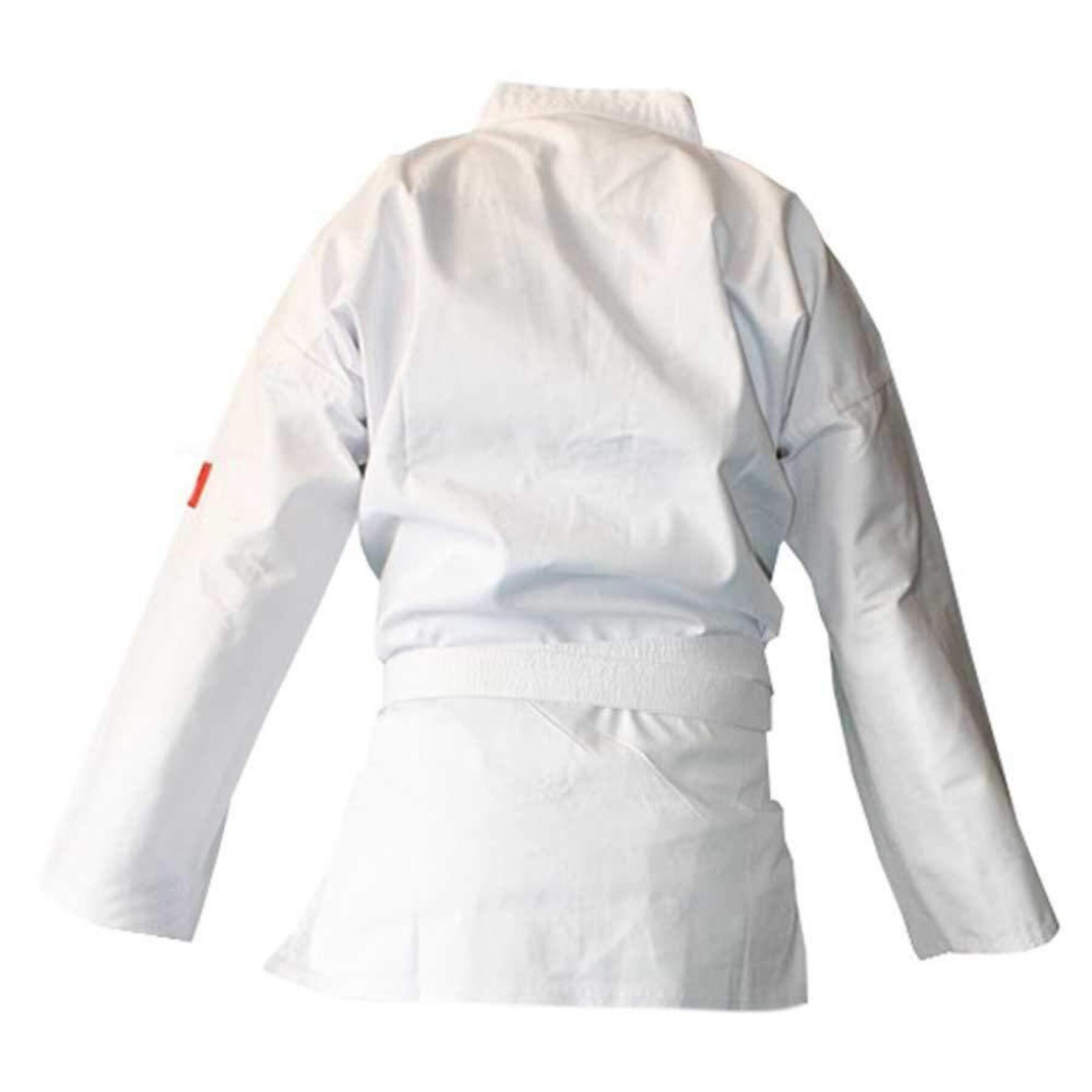 Kimono da karate con cintura in cotone bianco Yosihiro