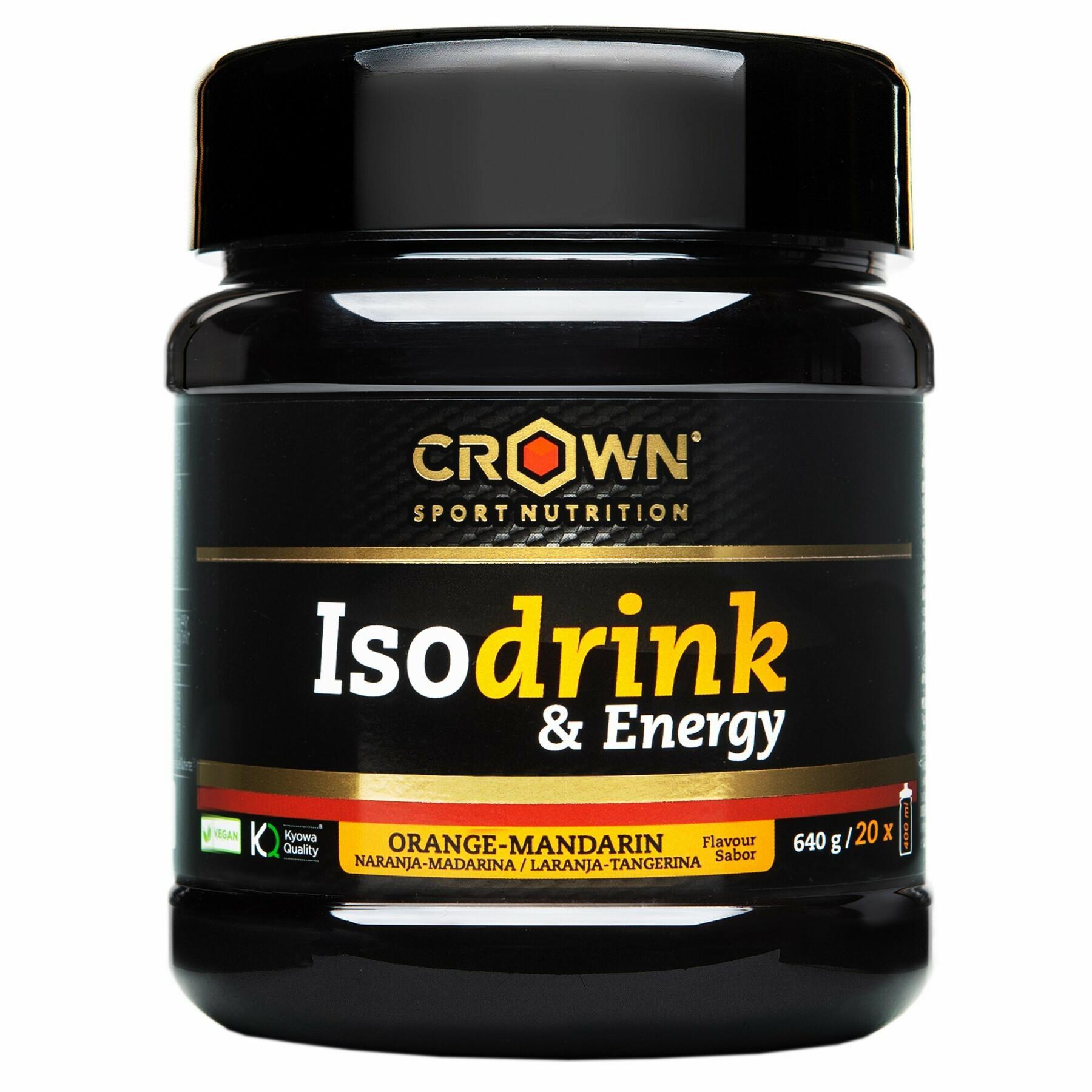 Bevanda energetica Crown Sport Nutrition Isodrink & Energy informed sport - mandarine / orange - 640 g