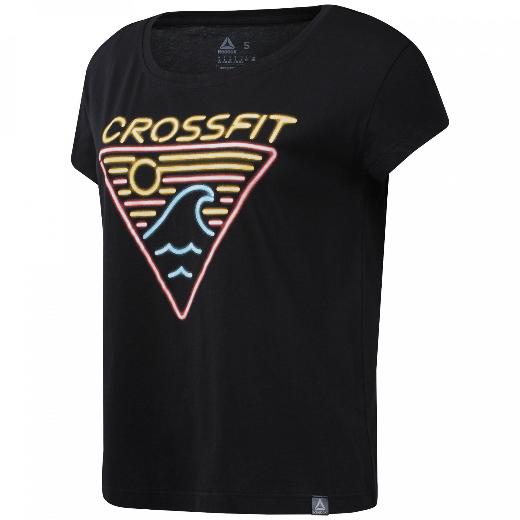 Maglietta retrò da donna Reebok CrossFit® Neon
