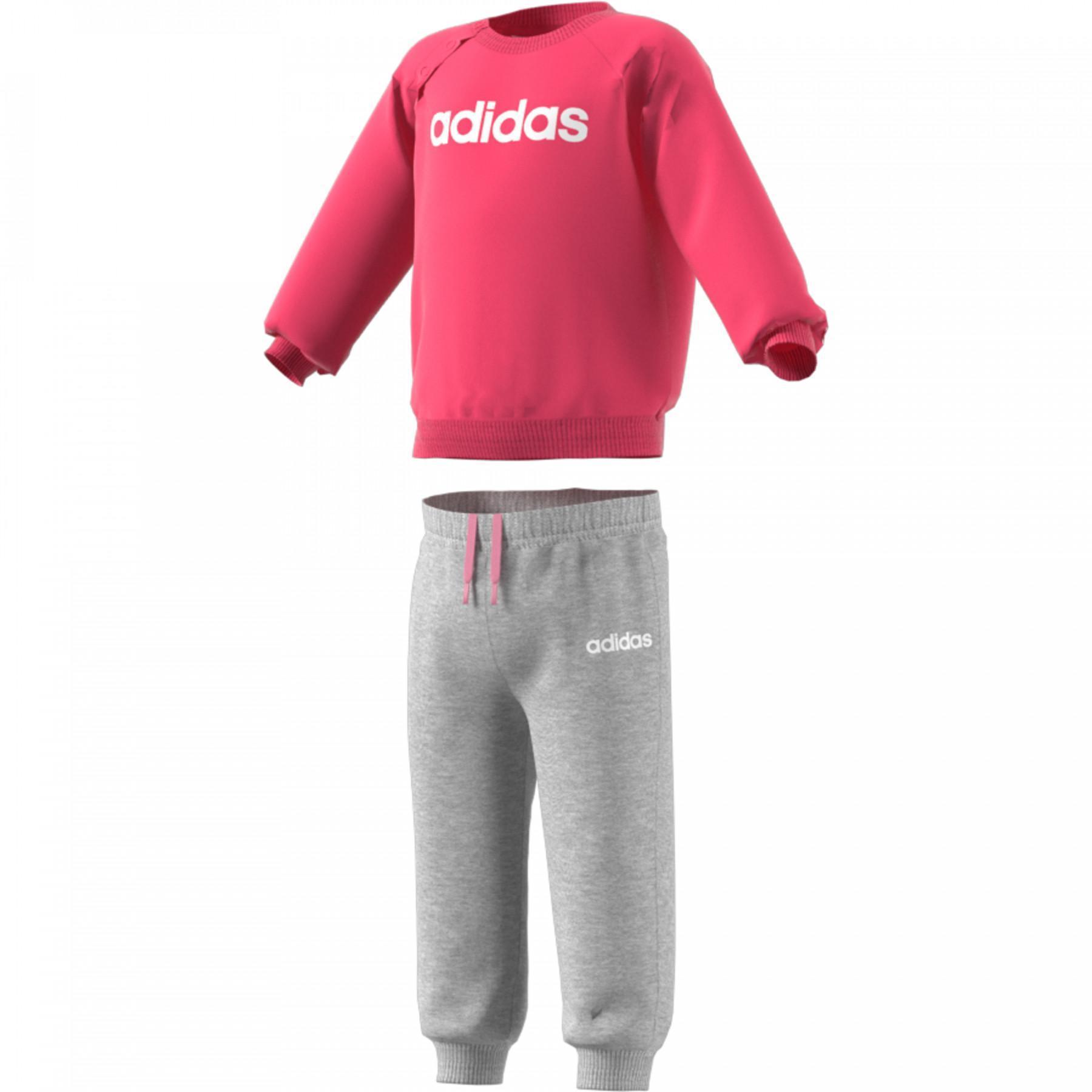 Tuta da ginnastica per bambini adidas Ensemble sportswear Linear Fleece