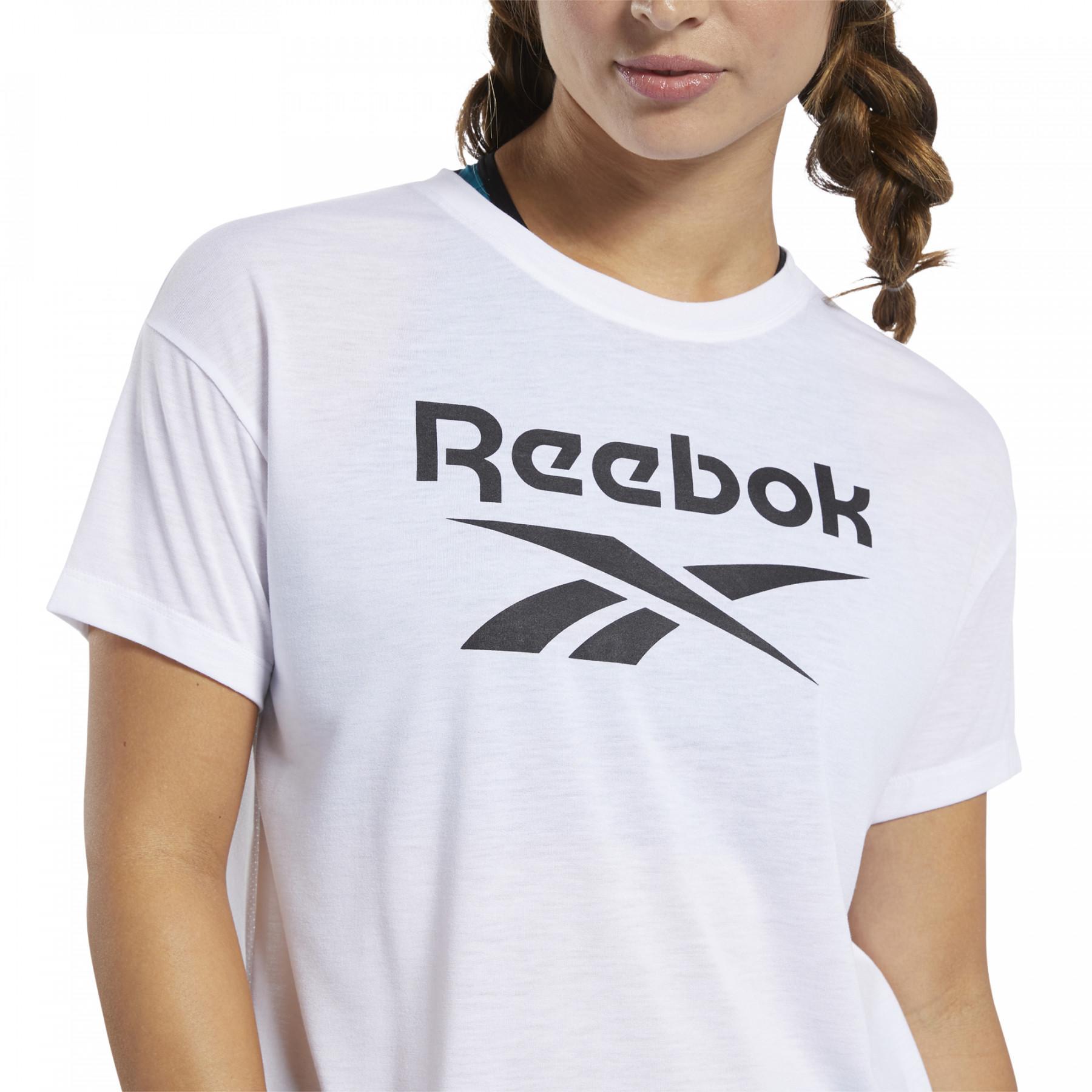 Maglietta da donna Reebok Workout Ready Supremium Logo