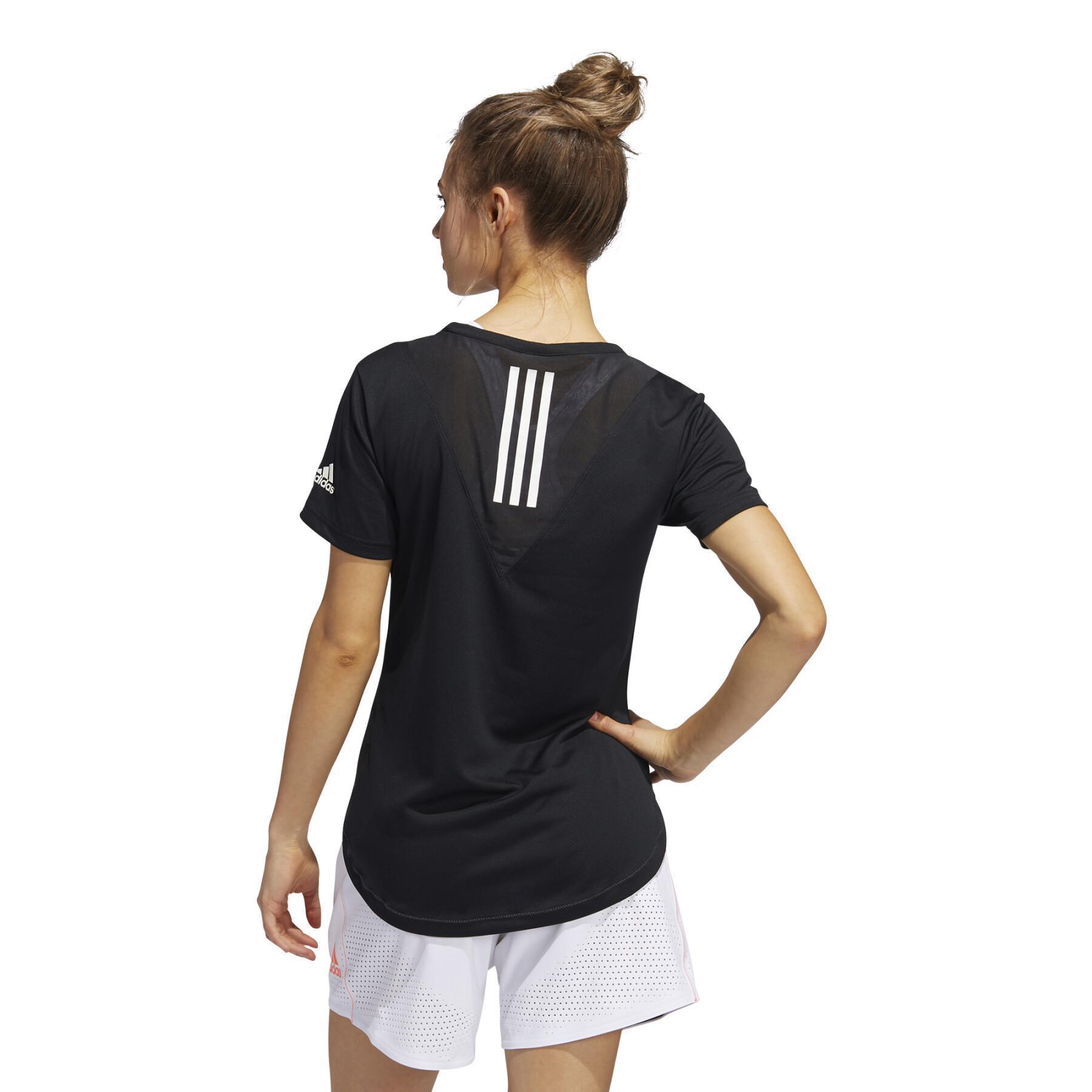 Maglietta da donna adidas Training 3-StripesHeat Ready