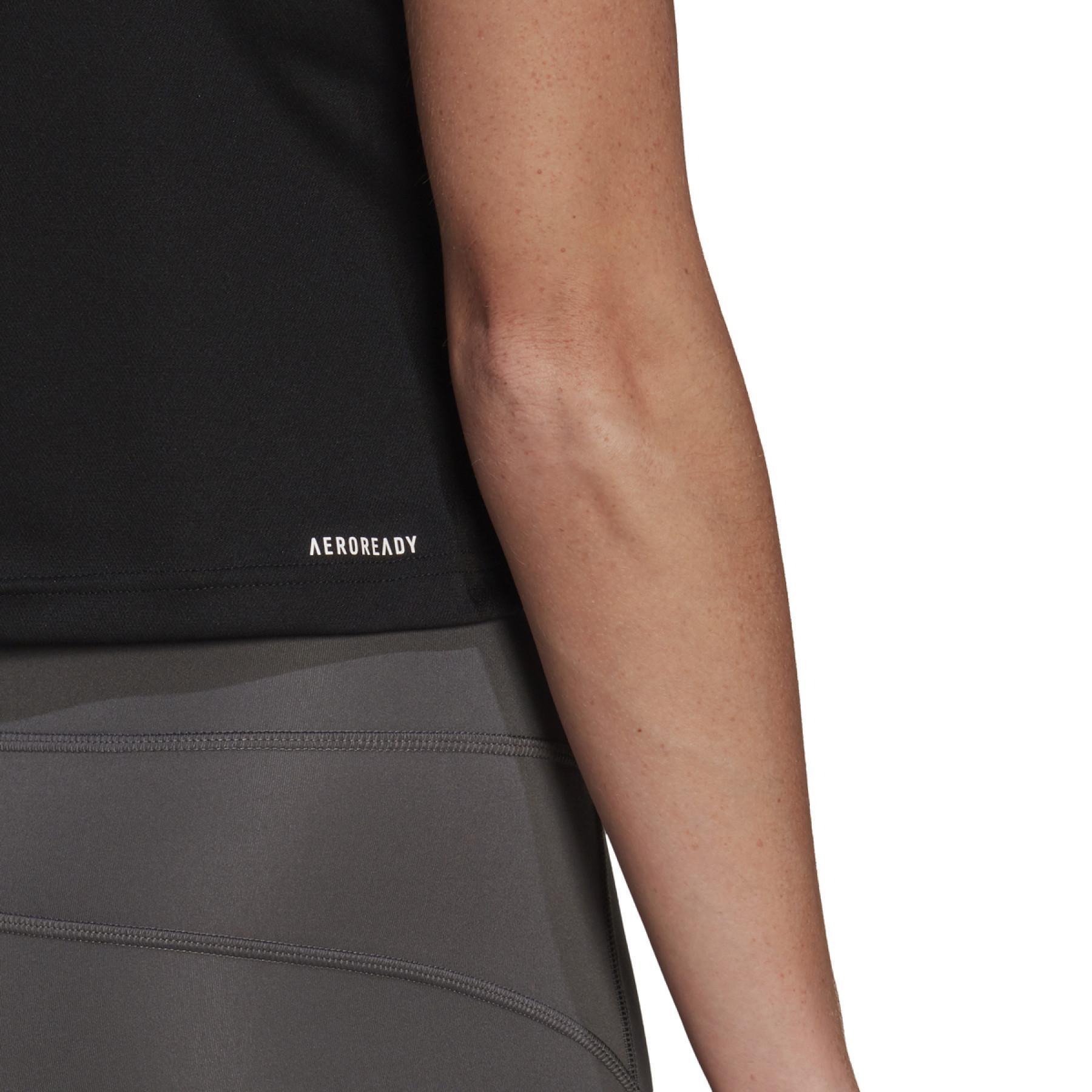 Maglietta corta da donna adidas Aeroready Designed 2 Move Logo Sport