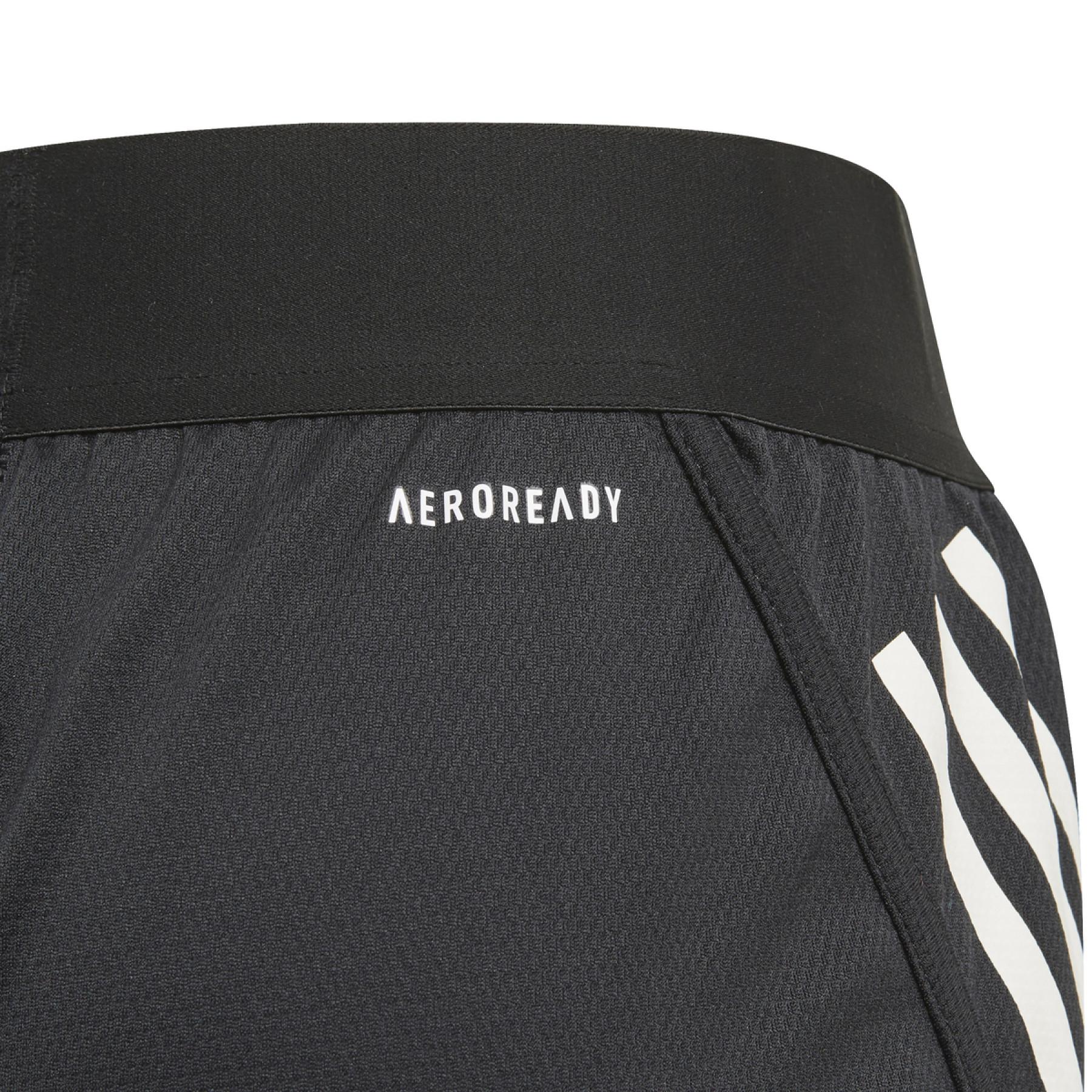 Pantaloncini per bambini adidas Aeroready 3-Bandes