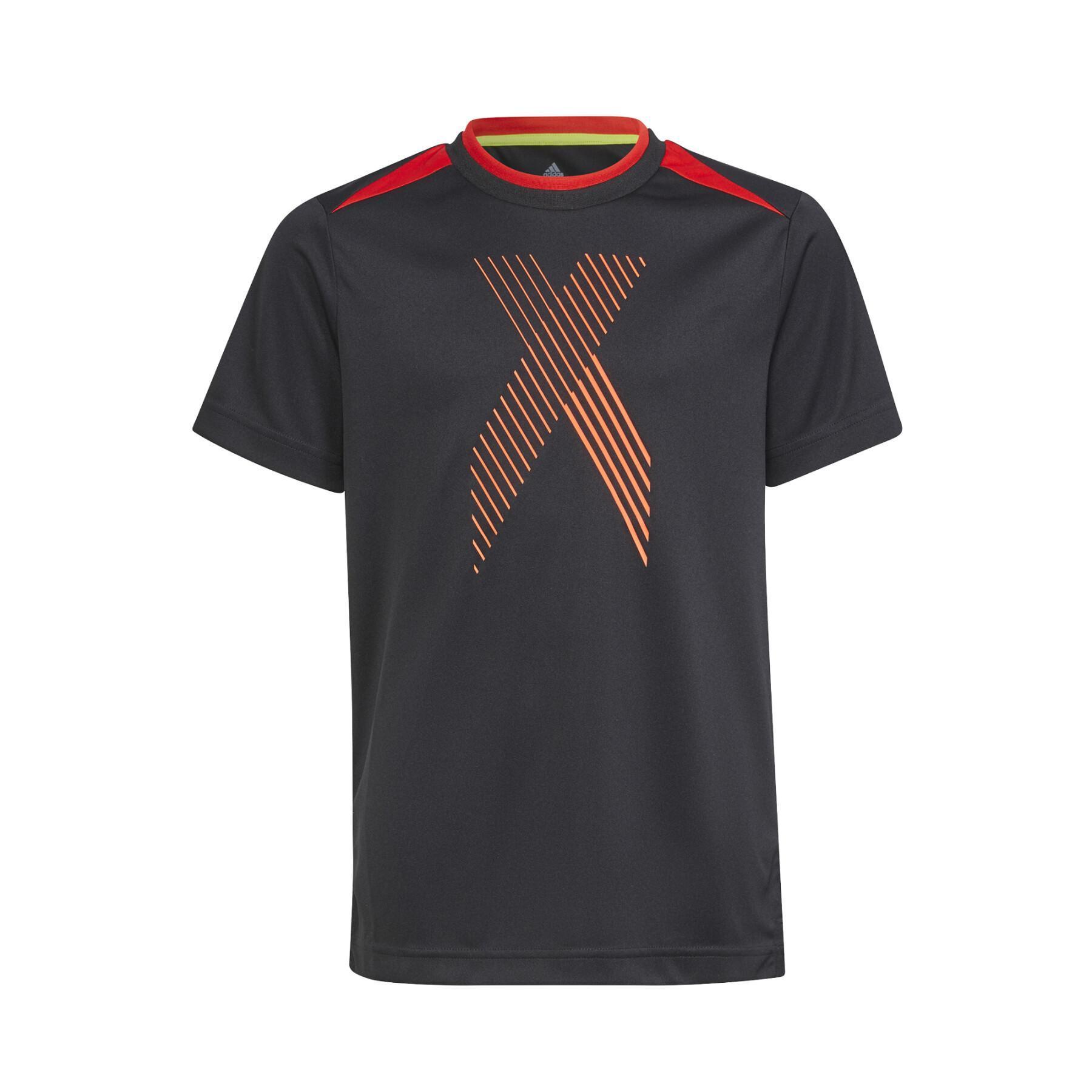 T-shirt per bambini adidas AEROREADY X Football-Inspired