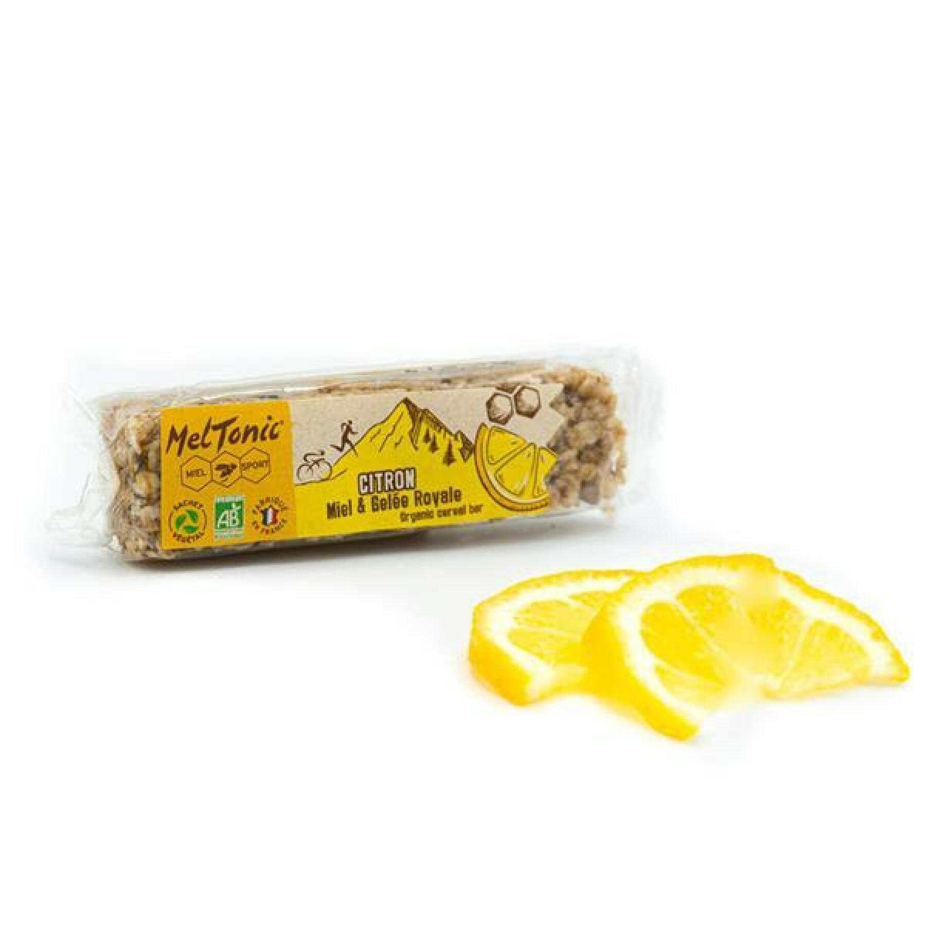 Confezione da 20 barrette di cereali biologici al limone e chia Meltonic 30 g