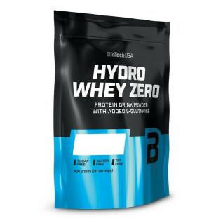 Confezione da 10 sacchetti di proteine Biotech USA hydro whey zero - Fraise - 454g