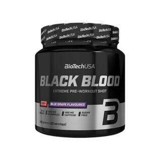Confezione da 50 booster Biotech USA black blood caf + - Mirtillo - 10g