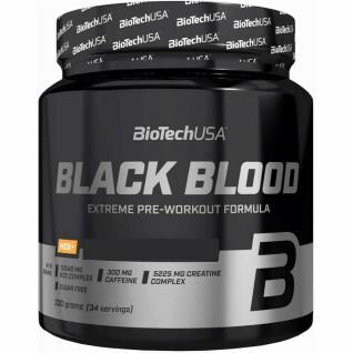 Confezione x 10 booster Biotech USA black blood nox + - Fruits tropicaux - 330g