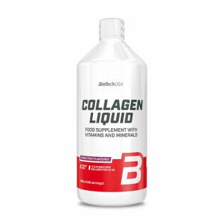 Vasetti di vitamine liquide al collagene Biotech USA - Fruits des bois - 1l (x10)
