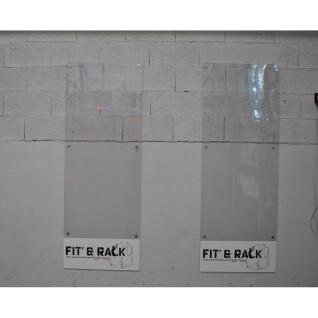 Protezione della parete in plexiglas Fit & Rack HSPU