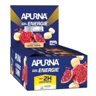 Confezione da 24 gel Apurna Energie banane grenade - 35g