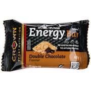 Confezione da 12 barrette nutrizionali Crown Sport Nutrition Energy - double chocolat - 60 g
