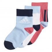 Calze per bambini adidas Ankle 3 Pairs