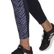 Collant da donna 7/8 adidas High-Rise Sport Zebra