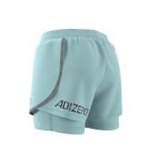 Pantaloncini da donna adidas Adizero Two-in-One