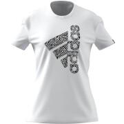 T-shirt donna adidas Zebra Logo Graphic