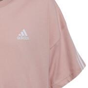 Maglietta da ragazza adidas Organic Cotton Future Icons Sport 3-Stripes Loose