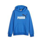 Sweatshirt bambino in pile Puma Ess+ 2 Col Big Logo